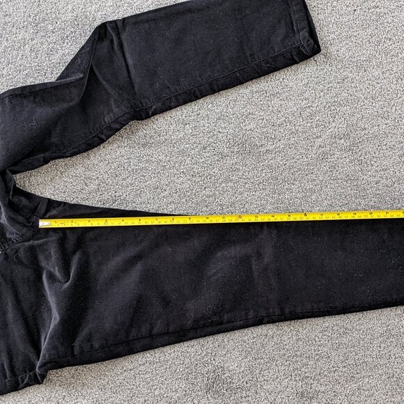 Banana Republic Black high-rise ankle-length petite slim corduroy pants - Picture 13 of 15